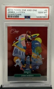 2019 Panini One And One James Harden Downtown - PSA 10 - Low Pop Very Rare - Picture 1 of 2