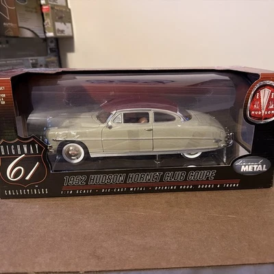 NIB 1952 Hudson Hornet Club Coupe Highway 61 SKU 50129 Scale 1:18 - Image 1 of 4