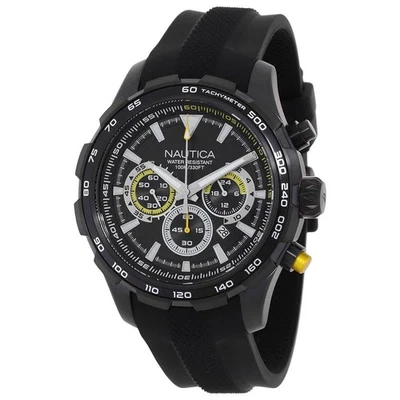 Reloj para hombre Nautica Nst cronógrafo cuarzo esfera negra NAPNSF306 Foto 1 de 3