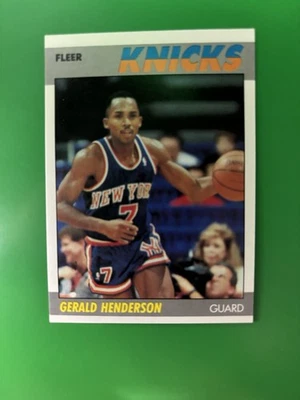 1987-88 Fleer Gerald Henderson New York Knicks #50 - Image 1 of 2