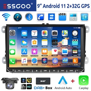 DAB+ Android 12 Autoradio Carplay Navi RDS Für VW GOLF 5 6 Touran Polo 6R Tiguan - Bild 1 von 12