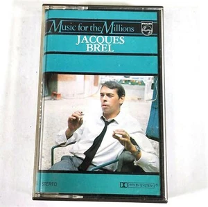 Vintage Audio Cassette Jacques Brel Music Millions Philips 7206 216 -VG E559 - Picture 1 of 2