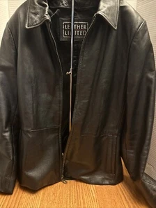 Leder Limited Schwarz Ledermantel Herren Größe M » - Bild 1 von 15