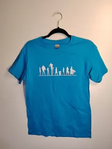 One Piece Crew Piraten Ruffy Luffy Strohhut Herren Baumwolle Shirt S Blau - Bild 1 von 6