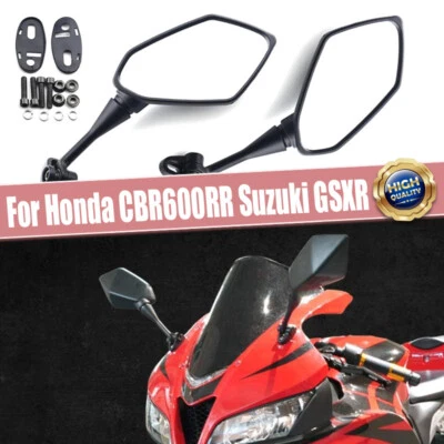 Left &Right Side Rearview Mirrors Fits Honda CBR600RR 2003-2019 CBR1000RR 04~07 — 第 1/4 张图片