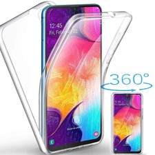 Samsung Galaxy A70 Panzerfolie 360 grad Hülle Vorne Hinten Full Cover Case