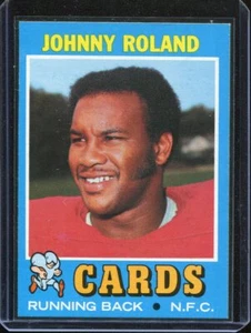 1971 Topps Football # 123 Johnny Roland (NM) Near Mint - Picture 1 of 2