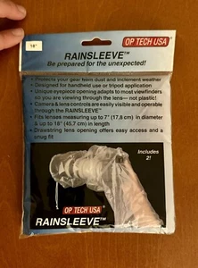 OP/TECH USA 18-inch Rainsleeve for Digital & Film Cameras - Picture 1 of 2