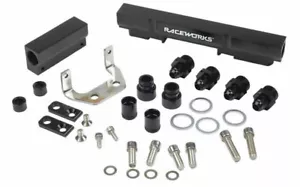Raceworks Fuel Rails Black for Mazda RX7 Series 4/5 (13BT) ALY-019BK - Picture 1 of 1
