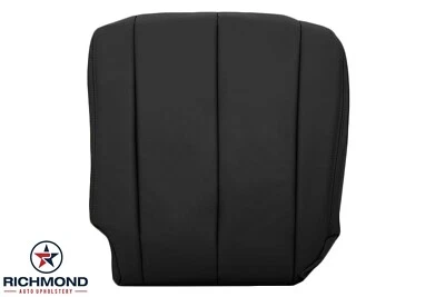 For 2005 Nissan Murano - Driver Side Bottom Replacement Leather Seat Cover Black - Imagem 1 de 4