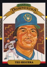 TED HIGUERA 1990 Donruss Diamond Kings #16