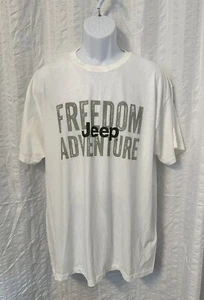 Fruit of the Loom Jeep Logo Graphic Promo T-Shirt Men’s XL Freedom Adventure - Picture 1 of 4