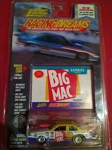 Vintage Johnny Lightning, Racing Dreams McDonalds Big Mac Prostock Auto, T23 - Bild 1 von 2
