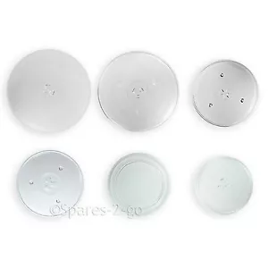 Microwave Glass Turntable Plate 245mm 270mm 315mm 320mm Universal Smooth / 3 Lug - Picture 1 of 7