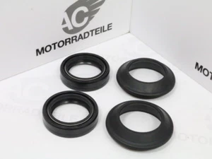 Honda VTR 250 CR 125 Simmerring Dichtring Staubkappen Set Gabel Repro 35 mm - Picture 1 of 1