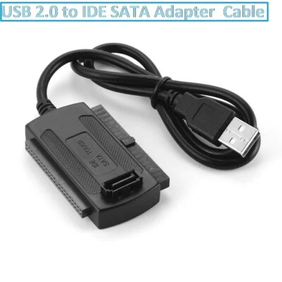 USB 2.0 to SATA/IDE Converter HDD Cable for 2.5''/3.5'' Hard Drive CD DVD RW Rom - Image 1 of 4