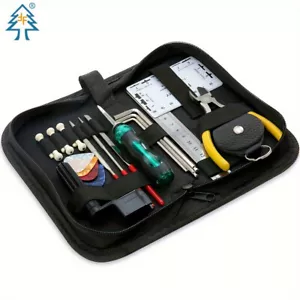 Gitarrenreparatursatz - Enthält Saitenwechselwerkzeug, Stimmschlüssel, Feile, Lineal - Bild 1 von 9