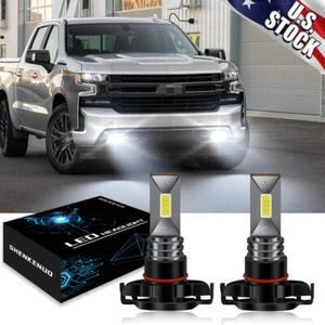 2X 5202 LED Fog Light Bulbs Lamp for   Silverado 1500 2500 3500 HD 2007-2015 - Picture 1 of 12