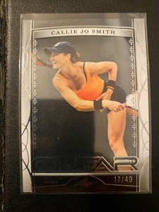 2023 Leaf Trinity Clear Multi Sport CALLIE JO SMITH Pickleball  Silver /49