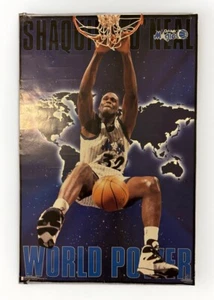 Rare SHAQ Shaquille O'Neal WORLD POWER Orlando Magic 1995 Costacos 23x35 POSTER - Bild 1 von 5