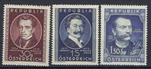 Austria 560-62 MH 1949 set (an8077) - Picture 1 of 1