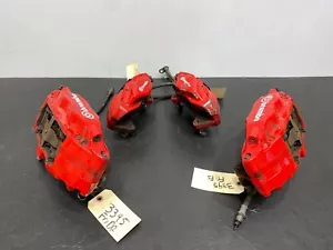 2018 SUBARU BRZ OEM BREMBO BRAKE CALIPER SET FRONT REAR CALIPERS USED - Picture 1 of 14