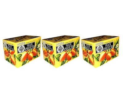 Mlesna Melocotón Albaricoque Ceilán Té en 25 Bolsas de Té 50g X 03 Paquetes Foto 1 de 3