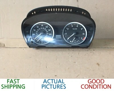BMW 550i E60 2006 2007 cuadro de instrumentos velocímetro indicador 6983147 OEM 137 k Foto 1 de 4