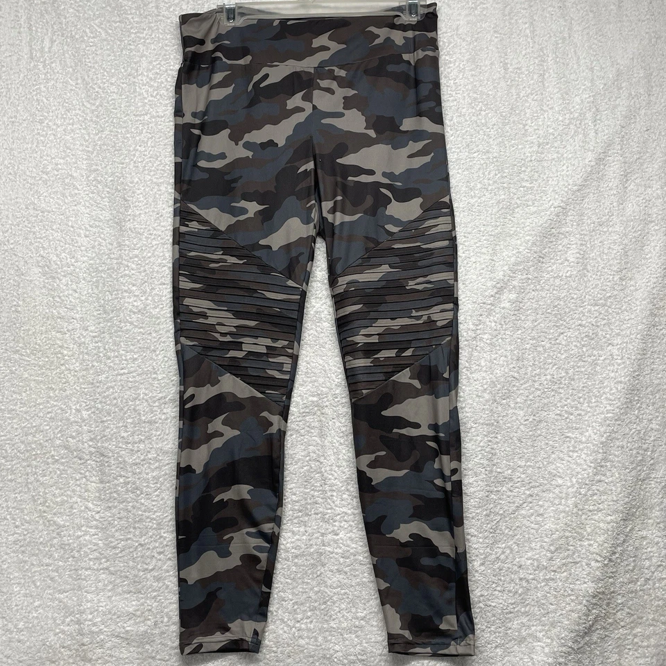 Leggings Moto Para Mujer Grandes Estampado Camuflaje Ropa Activa Compresión Excelente Foto 1 de 4