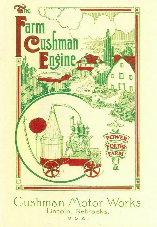 The Farm Cushman Engine Information Book Gas Motor