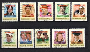 Osterreich 2008 Personliche Marken Satz "Sports"  gebraucht - Picture 1 of 2