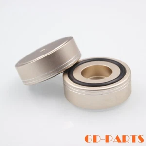 44x16mm Aluminum Isolation Feet Base Pad AMP Speaker Turntable DAC Stands Cone - Picture 1 of 3