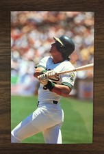 1989 JOSE CANSECO #6 of 8 Barry Colla 3-1/2" x 5-1/2 "Postcard Athletic H8020420