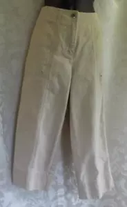 Vintage Laren Ralph Lauren Caprihose Größe 6P 100 % Baumwolle belüftete Beine Logo EVC - Bild 1 von 16