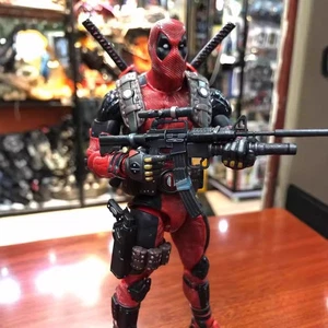 Marvel The Avengers Deadpool Modell Spielzeug 16 cm Desktop Ornament Statue Weihnachtsgeschenke - Bild 1 von 10