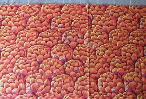 KAFFE FASSETT ARTICHOKES ORANGE GP07 10” X WOF original issue - Picture 1 of 3