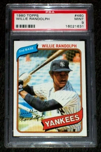 1980 Willie Randolph #460 Topps PSA 9 New York Yankees - Picture 1 of 3