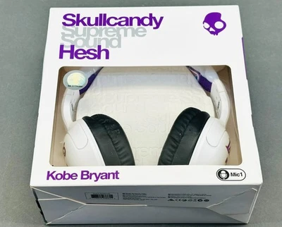 Auriculares sobre la oreja Skullcandy Los Angeles Lakers #24 Kobe Bryant White Hesh Foto 1 de 4