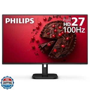 Philips 27E1N1300A 27" IPS FHD (1920 x 1080) Monitor,100Hz 1ms, USB-C, Built- - Picture 1 of 5