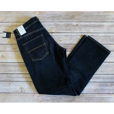 Lucky Brand Jeans Mens 30 x 29 Dark Wash Stretch Denim 221 Original Straight - Image 1 of 4