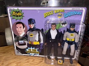 Figures Toy Company Batman 66 Tv Series Secret Identity Bruce Wayne & Batman New - Picture 1 of 7