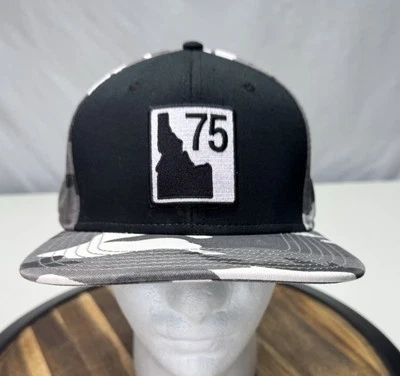 Highway 75 Camo Hat Black And White - Image 1 of 4