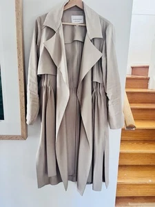 Viktoria and Woods Classic Light Trench Coastal Beige Aus Size 8-12 - Picture 1 of 4