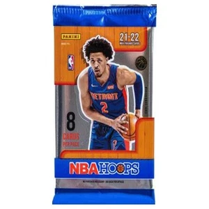 2021-22 Panini NBA Hoops Retail Single Pack – Basketballkarten / 8 Karten - Bild 1 von 3