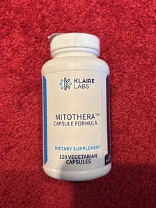 Klaire Labs mitothera 120 Capsules Brand New Exp - Picture 1 of 3