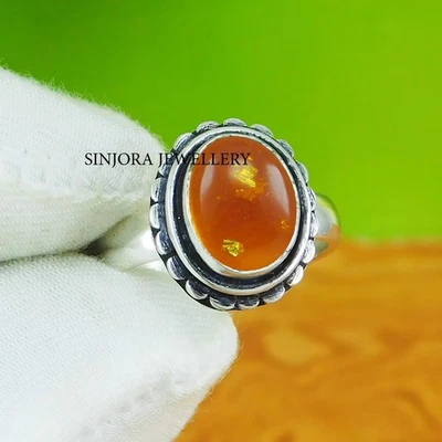 Anello regalo fatto a mano in argento sterling 925 con pietra preziosa... - Immagine 1 di 4