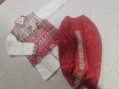 2 Piezas India Paquistaní Kurta Y Sharara Niños Edad 2-3 Años Niños Salwar Kameez  Foto 1 de 4