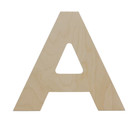 Unfinished Wooden Letters – 6 Inch Baltic Birch Wood Cutouts – 3mm Thick