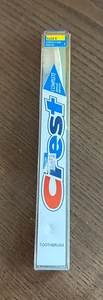 Vintage 1995 Crest Complete Zahnbürste weiche Bürste Borsten 7 kompakt abgewinkelt weiß - Bild 1 von 2