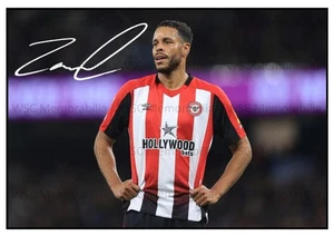 11021. Mathias Zanka Jorgensen Signed Pictures A4 Prints Brentford Huddersfield - Picture 1 of 35
